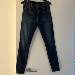 Citizens of Humanity dark wash skinny jeans
